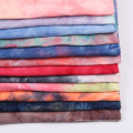 Textiles de camuflaje caliente Tie Dye Jersey Tie-Dye Dty Fabric Tie Dye para ropa de yoga tela y textiles para ropa